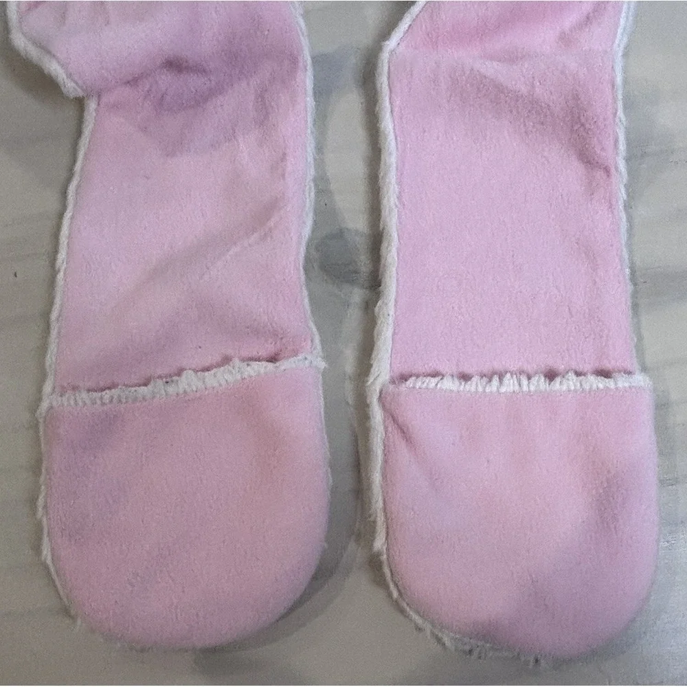 Capelli New York‎ Unicorn Hat Scarf Mittens Set Faux Fur Pink Girls Furry One Sz
